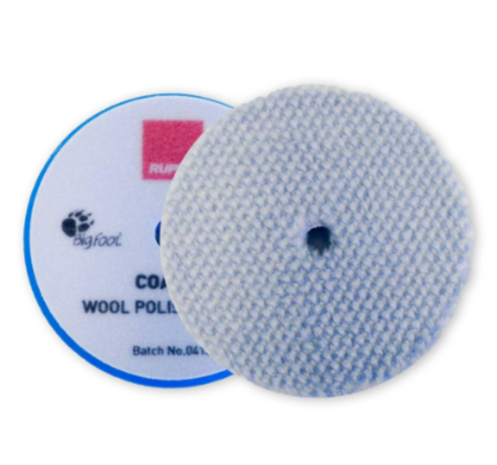 Rupes DA Coarse Woolpad 80mm blau
