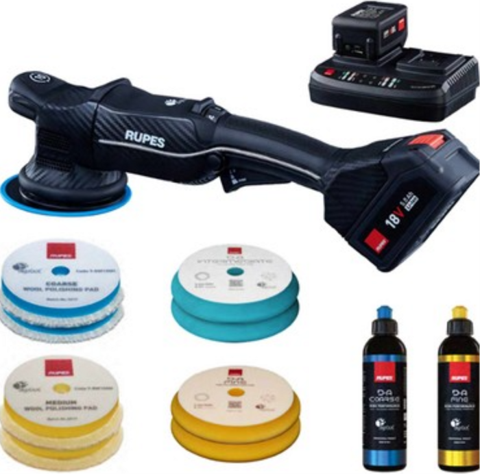 Rupes iBrid Akku Poliermaschine HLR15 BAS Kit